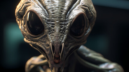 Alien Scary Portrait

