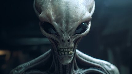 Alien Scary Portrait

