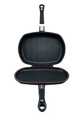 kitchen cooking appliances on white background 