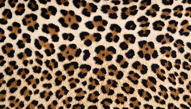 Leopard skin texture, wallpaper for leopard print, leopard fur, leopard skin rug, Generative AI