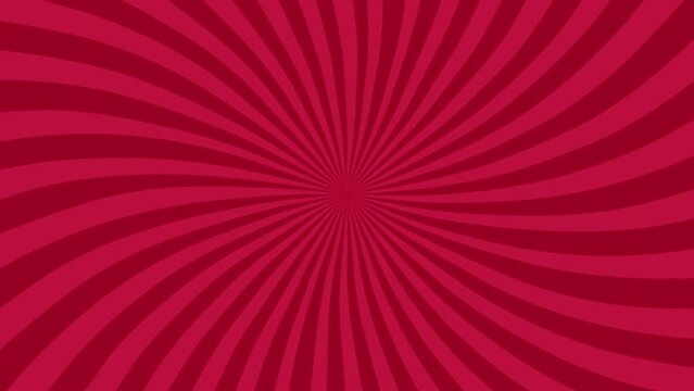 red spinning comic ray background