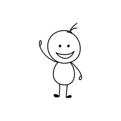stickman stick figure sketch cartoon