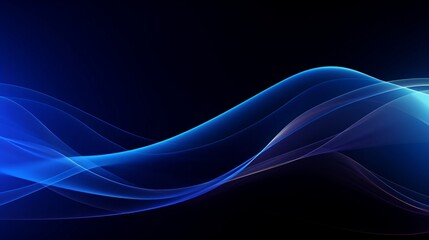 Abstract blue wave background Professional flowing backdrop. Futuristic sound wave concept background