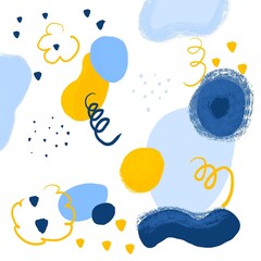 illustration of a background with blots