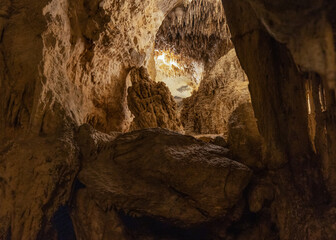 Inside the Lehman caves, Nevada