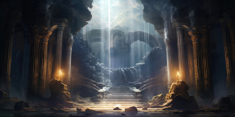 Ancient ruins, lost civilizations and technology, fantasy worlds, wallpaper, backgrounds, games, landscapes