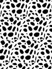 geometric animal print black white leopard   pattern abstract background texture design