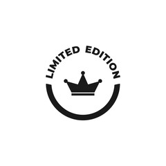 Limited edition icon or Limited edition label vector isolated. The best Limited edition icon for product packaging design element. Limited edition label vector isolated.