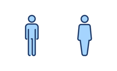 Man icon vector. male sign and symbol. human symbol