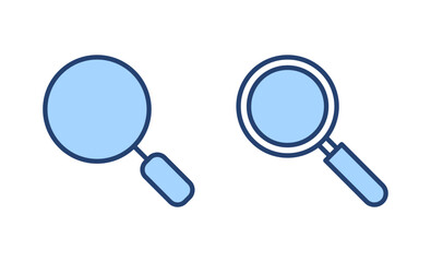 Search icon vector. search magnifying glass sign and symbol