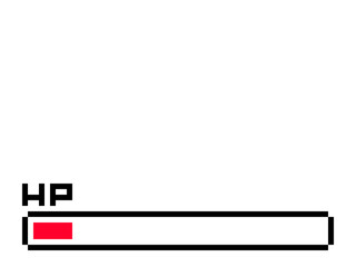 Obraz premium HP（小）のゲームコマンド風背景