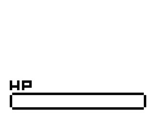 Obraz premium HP（空）のゲームコマンド風背景