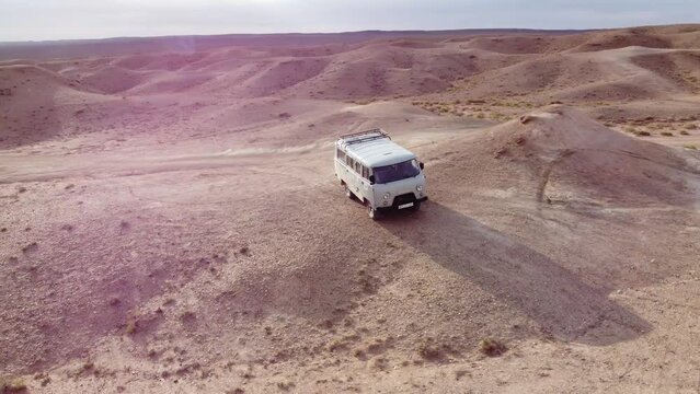 Mongolia Gobi Desert Drone 4K Sky nature sea ocean Tsagaan Suvarga