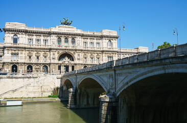 The Palace of Justice - Supreme Court of Cassation in Rome, Italy