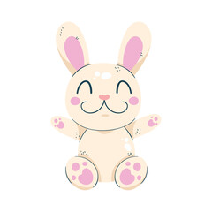 Fototapeta premium cute bunny illustration