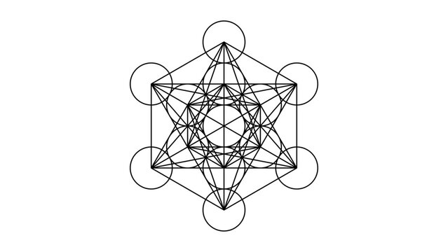Clean Metatron's Cube Design