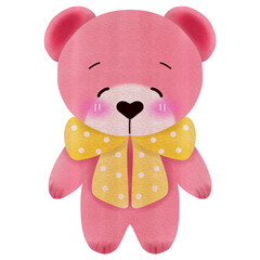 Bear toy pink so cute