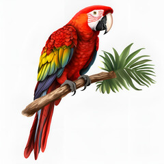 red and yellow macaw