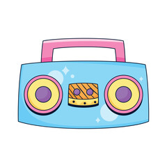 blue boom box © Gstudio