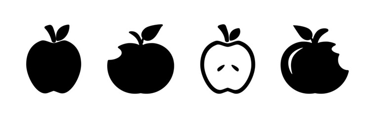 Apple icon vector. apple symbol