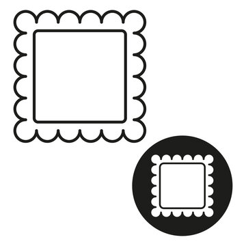 recommend clip art: Ravioli line icon. Vector illustration. EPS 10.