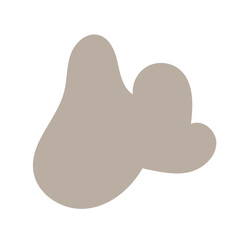Neutral Blob Abstract Shapes 