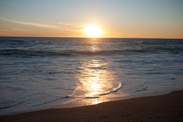 Obraz premium sunset on the beach