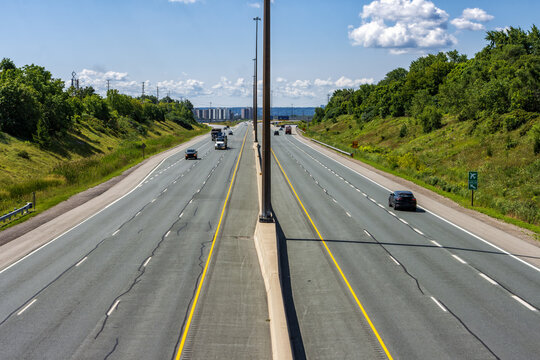 Highway 407 ETR west of Burlington.