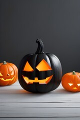 Chromatic Enigma Modernist Jack-O-Lantern (Generative AI)




