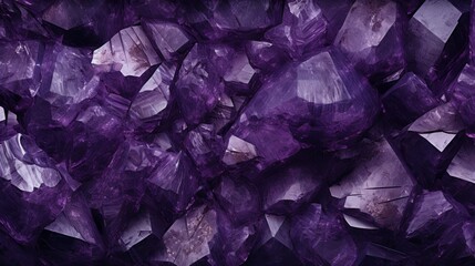 Purple background with amethyst stone  - obrazy, fototapety, plakaty