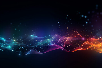 digital space background, Generative AI