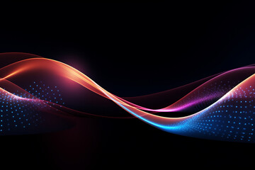 digital space background, Generative AI