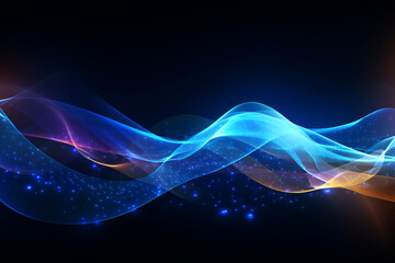 digital space background, Generative AI