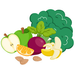 fruits and vegetables