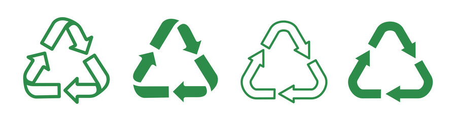 Recycling icon. An arrow that revolves endlessly Reuse concept Recycled. isolate on white background