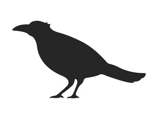 カラスのシルエットのイラスト
