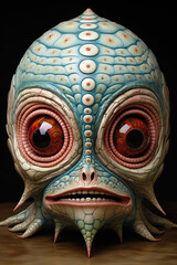 Naklejka premium the face of a person