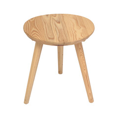 Living room table isolated on white background. Interior design Inspiration. Furniture modern inspiration. Home living. Wooden Wardrobe inspiration. Scandinavian Interior.