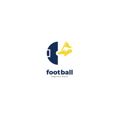 football logo icon vector template.