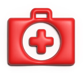 Obraz premium first aid kit icon