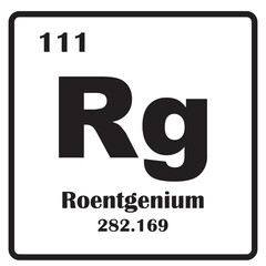 Roentgenium chemical icon