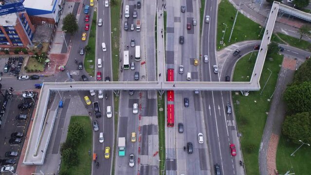 Hyperlapse de avenida principal en Bogot&aacute;, Colombia