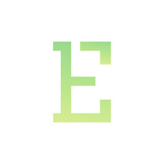 Monogram design vector logo. Monogram initial letter mark E logo design. Monogram design vector logo. Monogram initial letter mark E logo design simple E monogram
