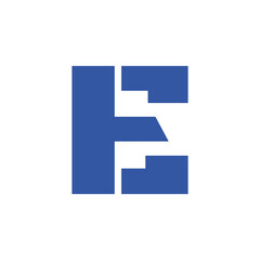 Monogram design vector logo. Monogram initial letter mark E logo design. Monogram design vector logo. Monogram initial letter mark E logo design simple E monogram