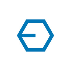 Monogram design vector logo. Monogram initial letter mark E logo design. Monogram design vector logo. Monogram initial letter mark E logo design simple E monogram