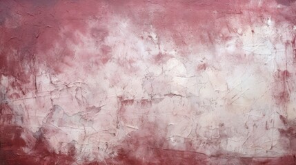 Fototapeta premium Texture of old surface on burgundy background, AI generated Image