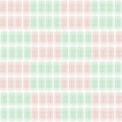งานศิลปะที่ไม่มีชื่อGingham patterns in pastel green and pink. Spring textured light bright tartan vichy check plaid graphic background vector for dress, skirt, shirt, tablecloth, or other modern fash