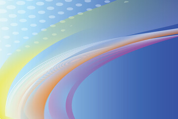 Abstract background, Elegant blue wave swirls background