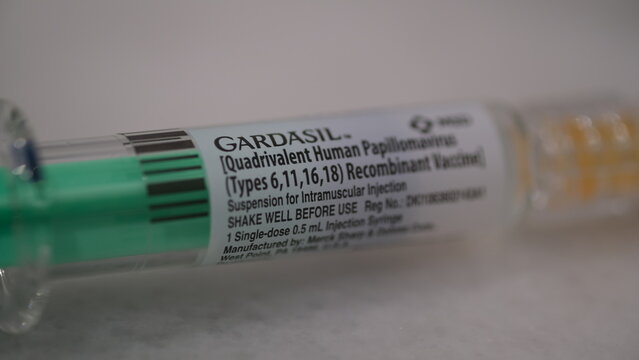 Gardasil is a vaccine for HPV. Jakarta, 29 October 2022.