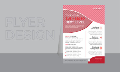 business flyer design template, Brochure and modern business flyer design
